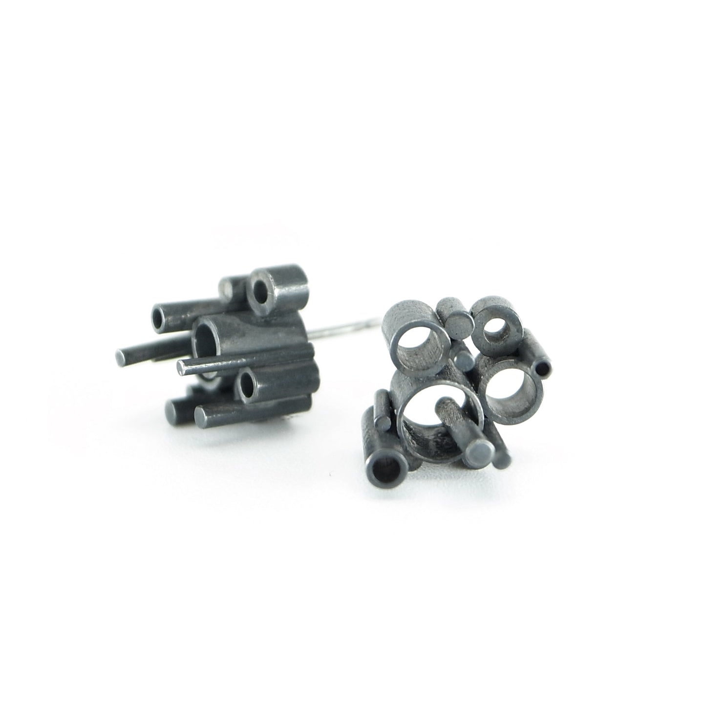 Megatropolis Statement Stud Earrings | silver or gold