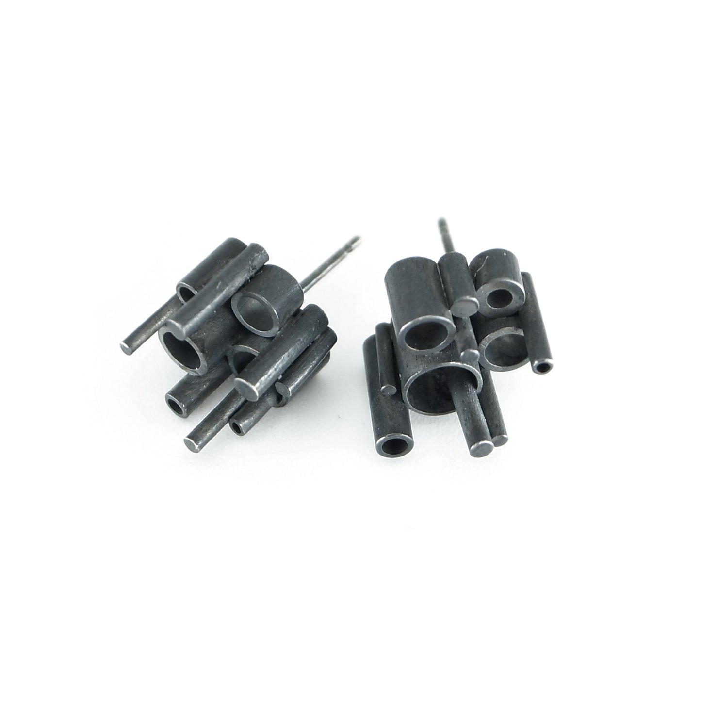 Megatropolis Statement Stud Earrings | silver or gold