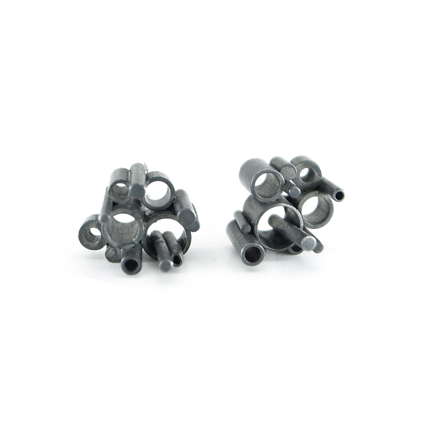 Megatropolis Statement Stud Earrings | silver or gold