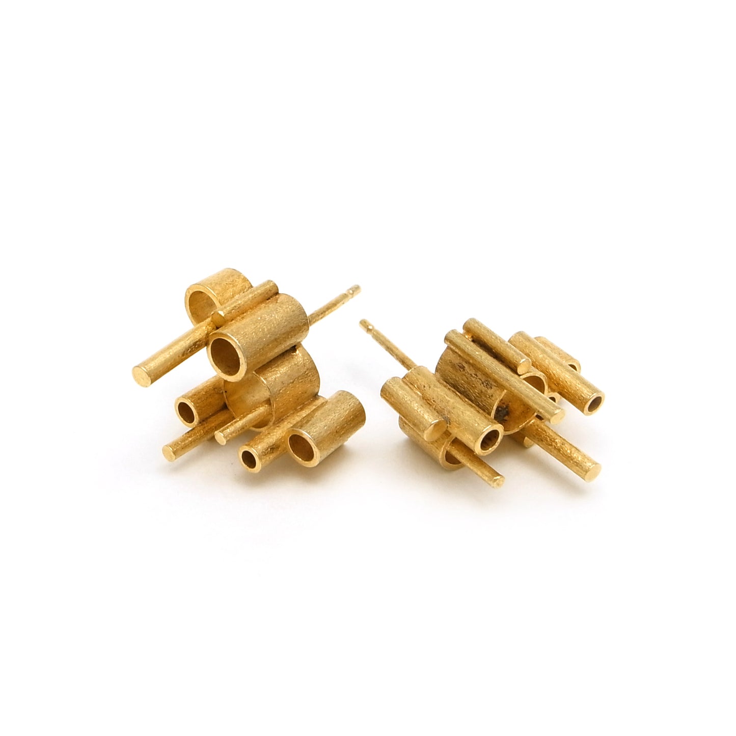 Megatropolis Statement Stud Earrings | silver or gold