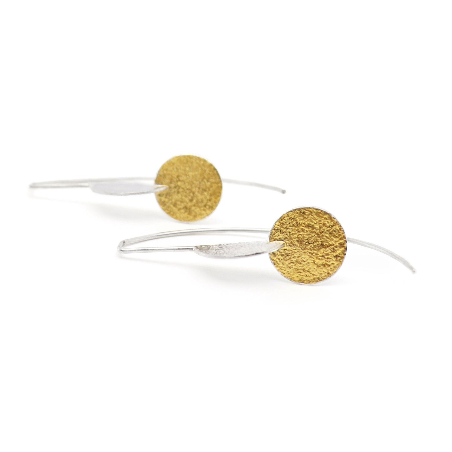 Retro threader keum boo Bauhaus earrings