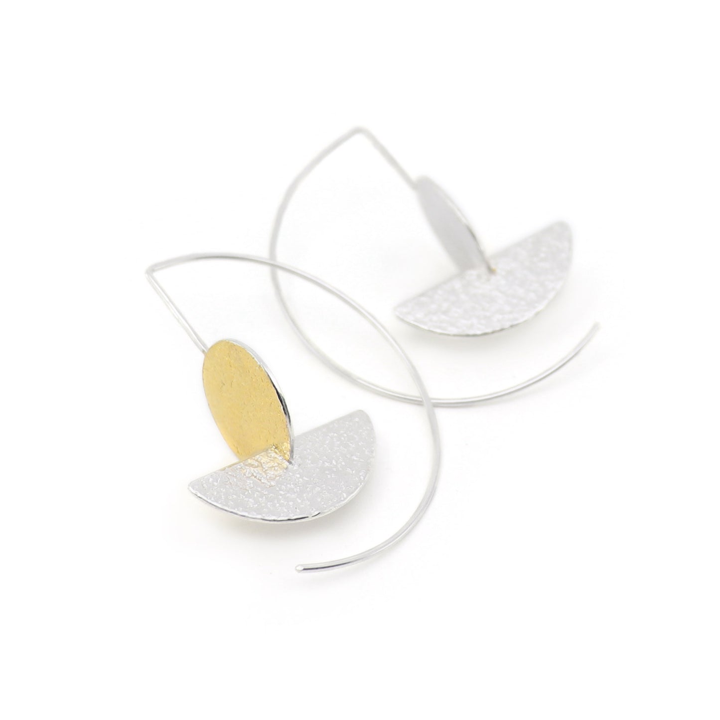 Retro threader keum boo architectural earrings