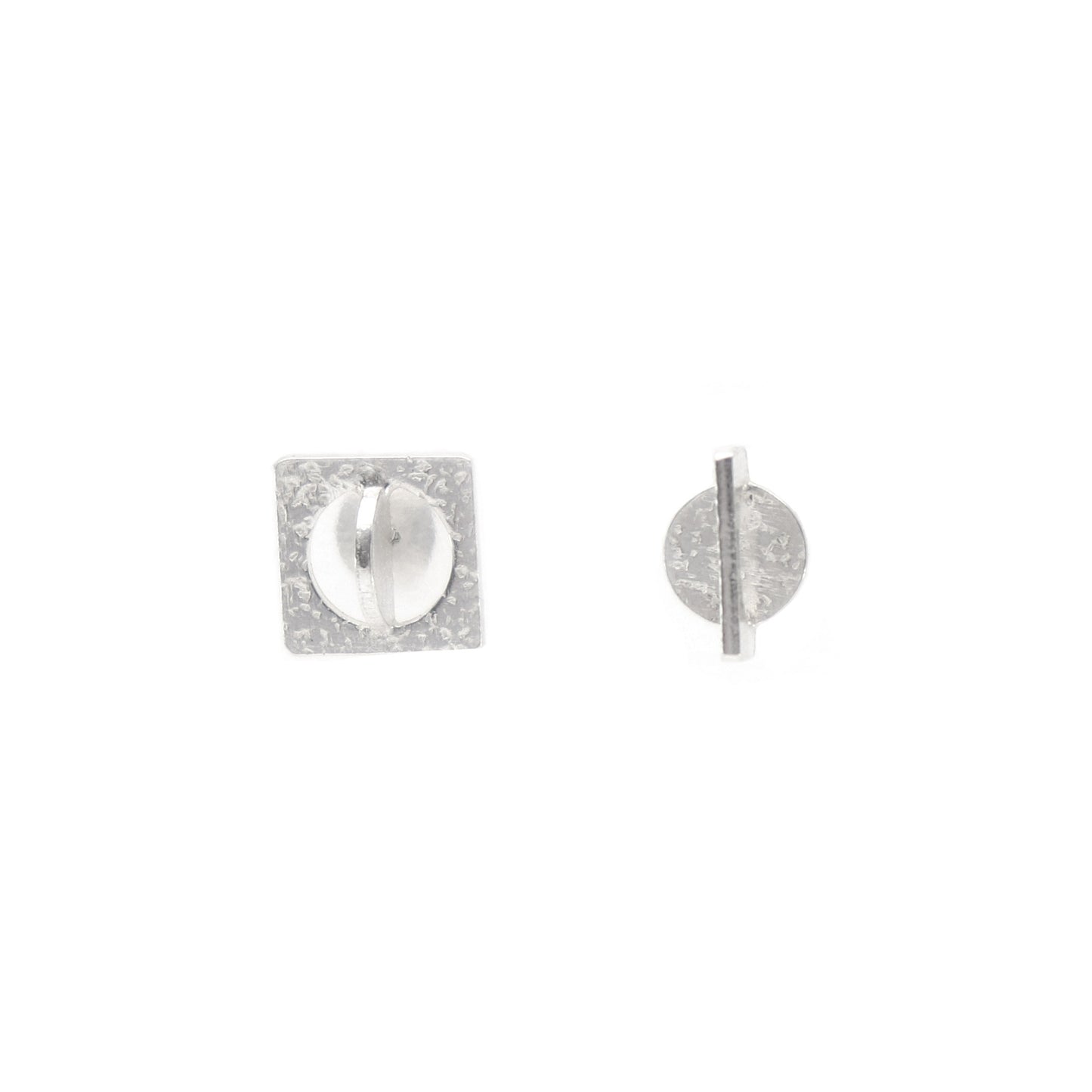 transpose Bauhaus stud earrings