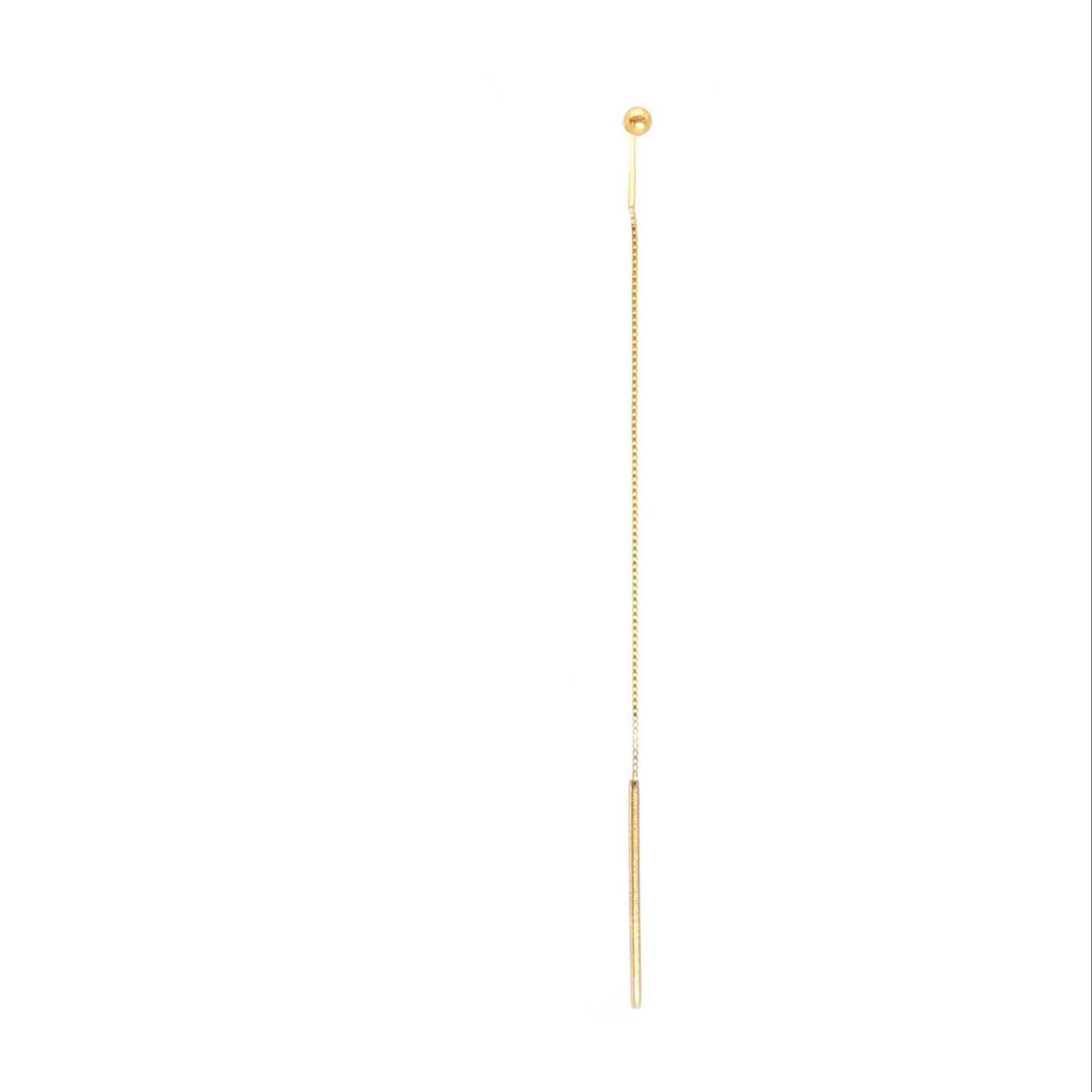 Gold threader on a white background