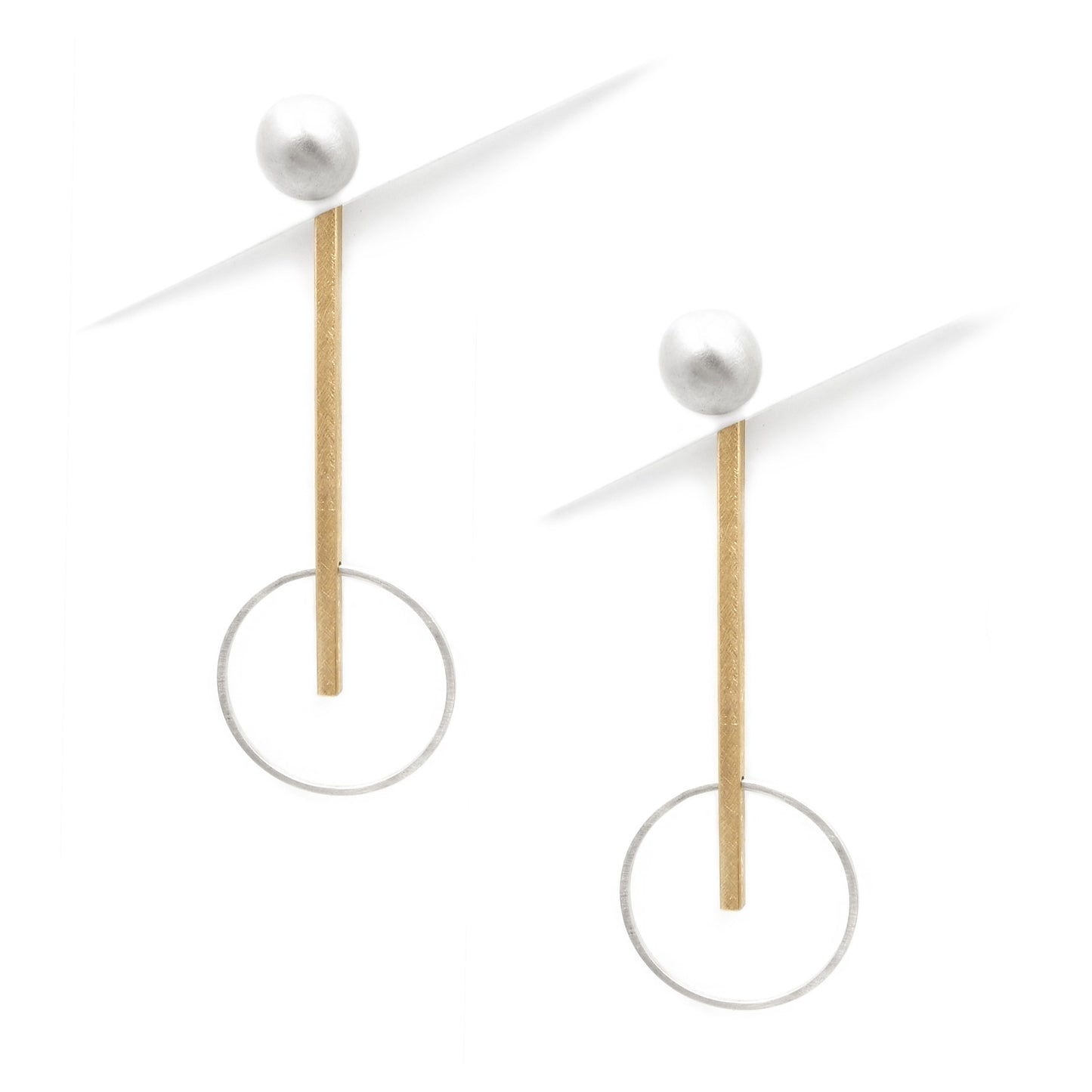 Pick'n'Mix Ball Earrings in Silver & Gold | multiple ways to wear