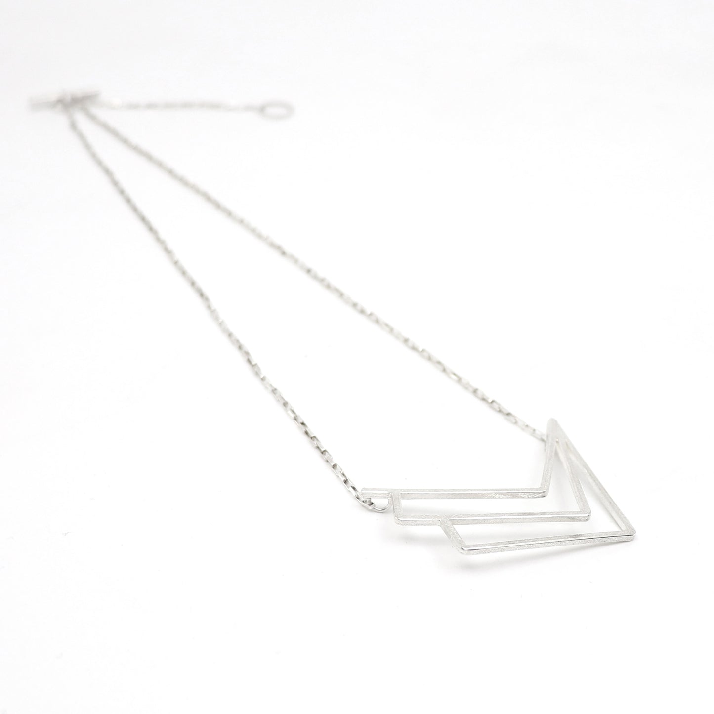 Fibonacci Silver Geometric Necklace | Members Only