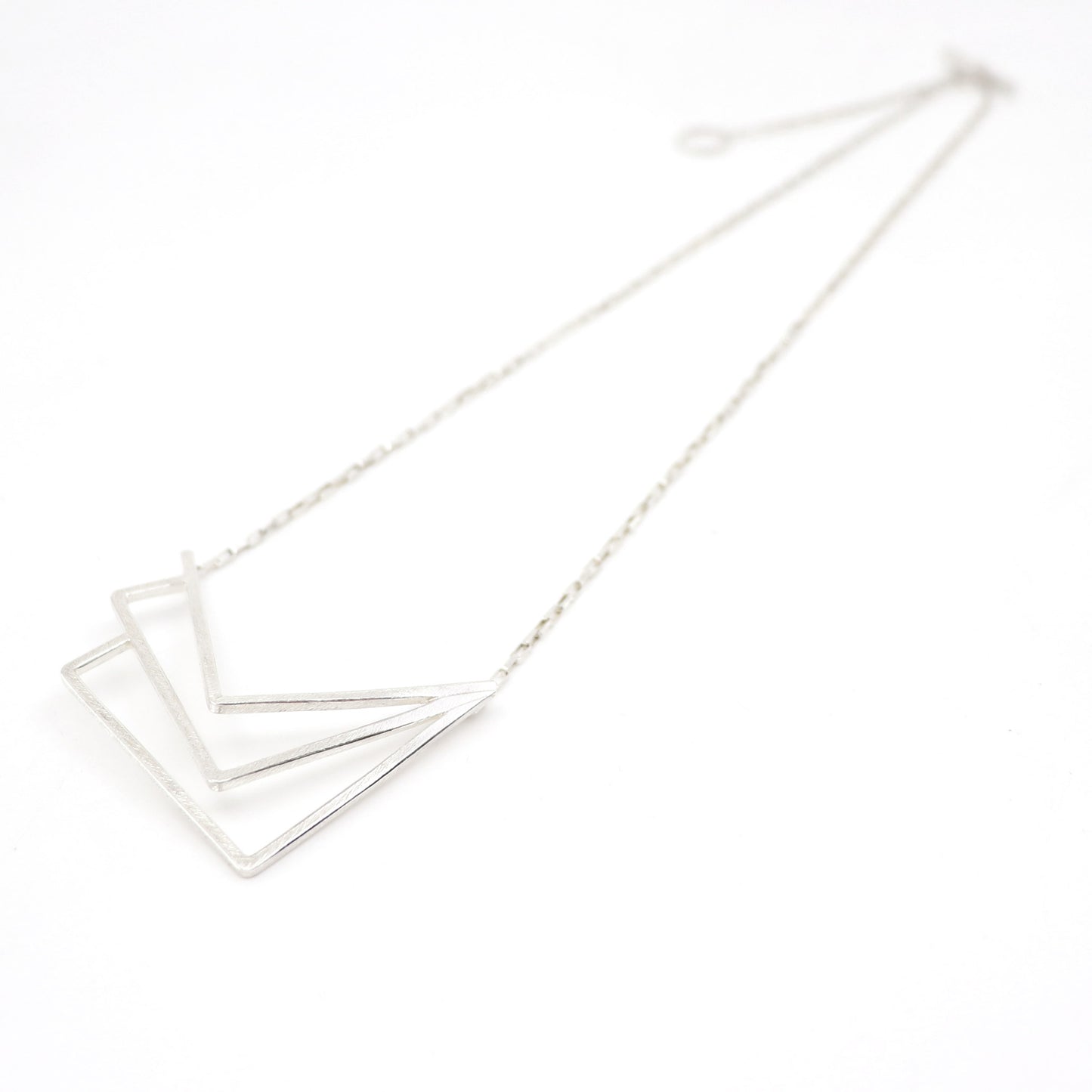Fibonacci Silver Geometric Necklace | Members Only