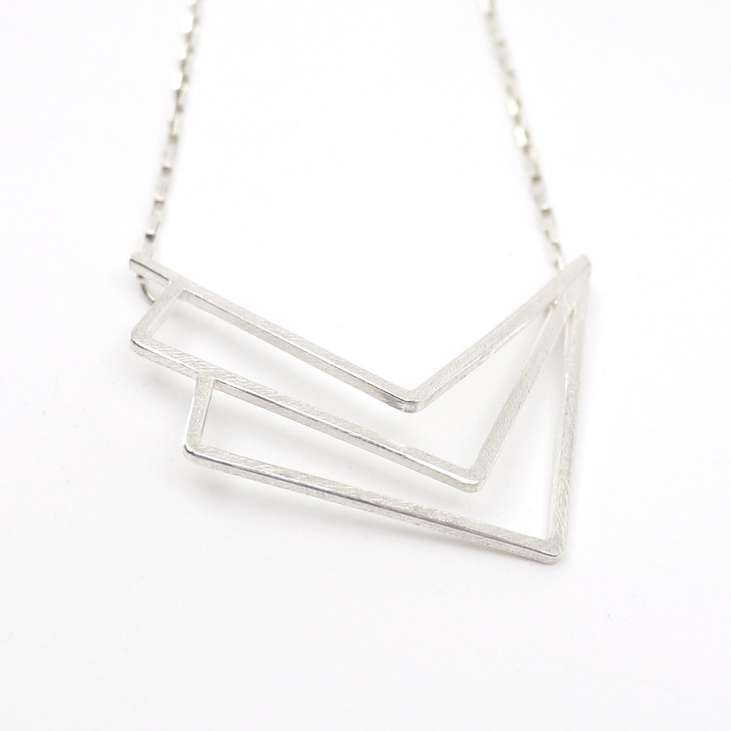 Fibonacci Silver Geometric Necklace | Members Only