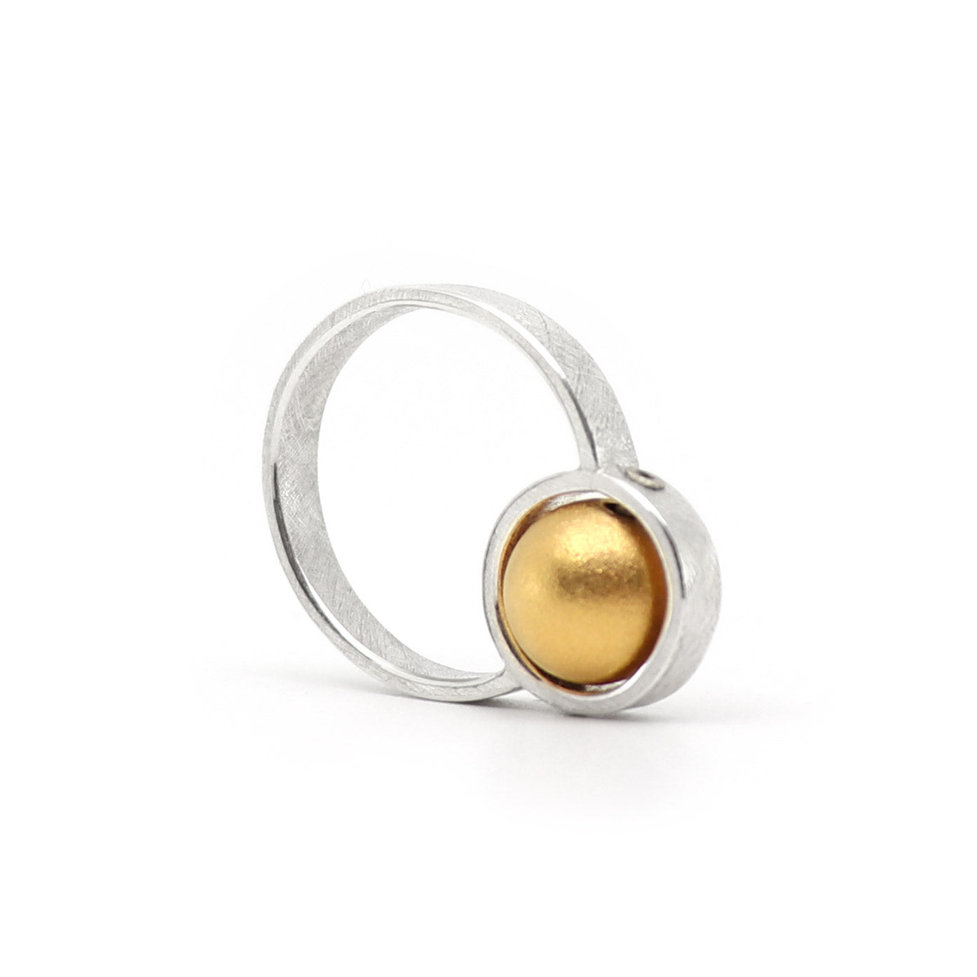 Babushka Fidget Ring - Size M only | silver & gold