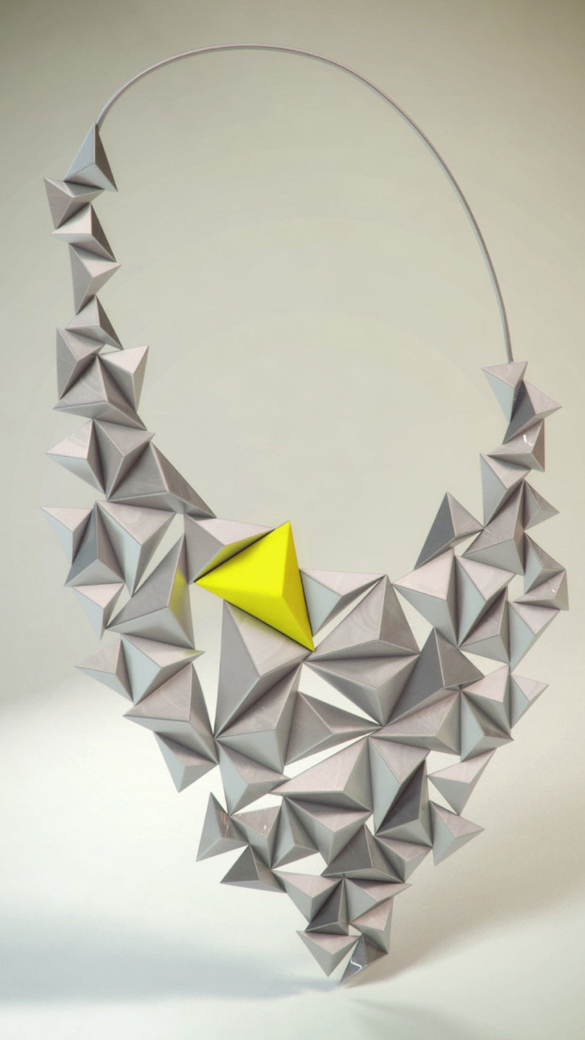 cad drawing of statement necklace commission miss lee