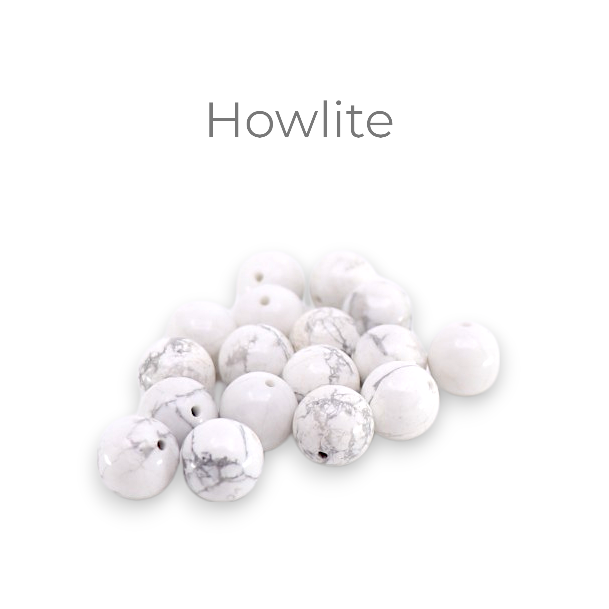 Howlite beads