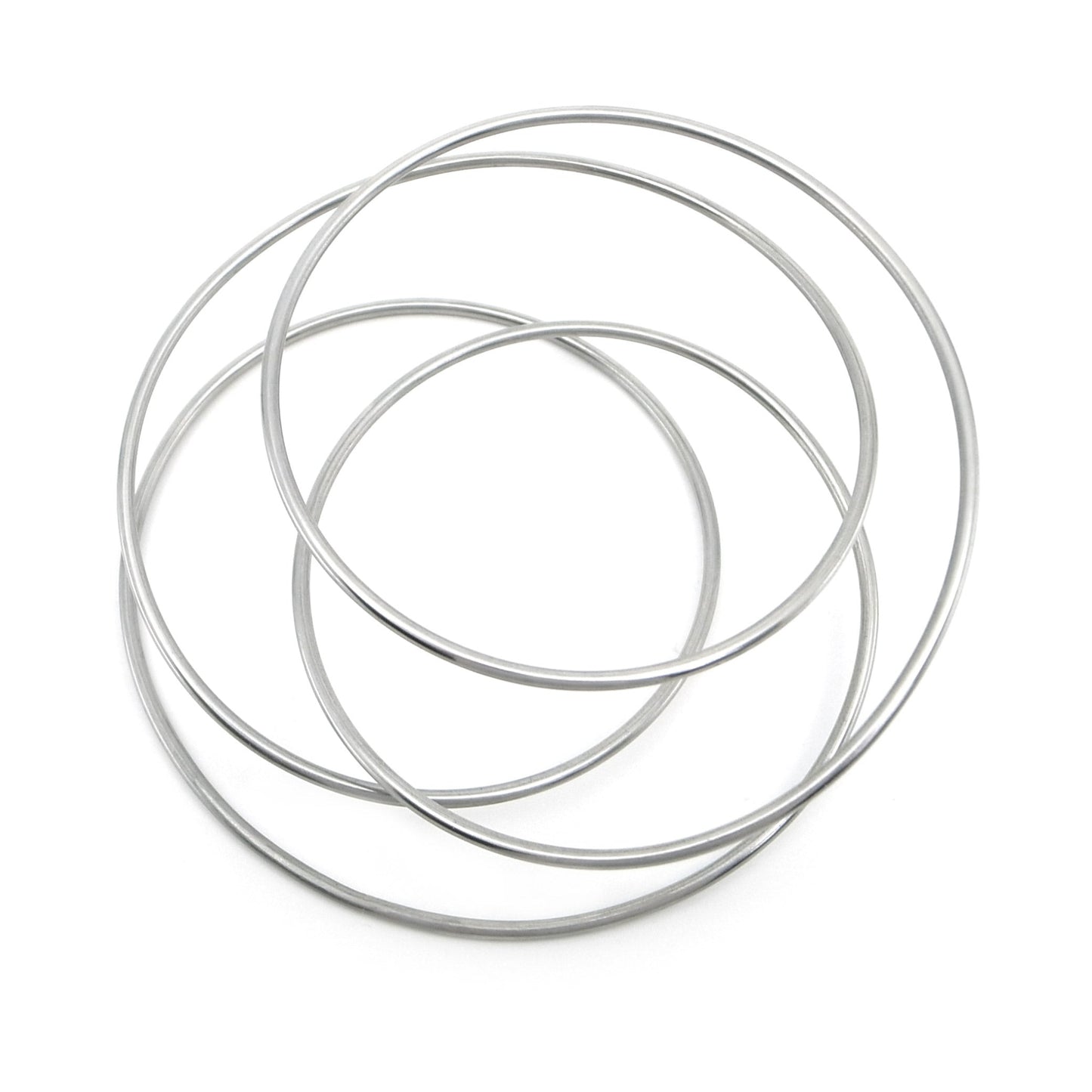 Spiral steel bangle by DeeLyn Design