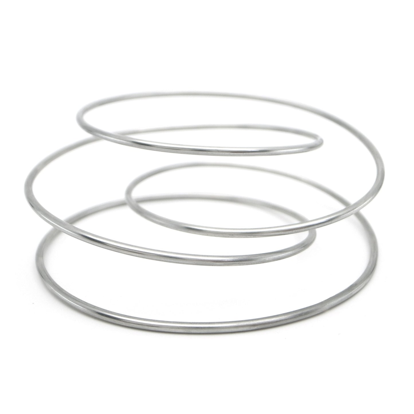 architectural steel bangle by DeeLyn Design