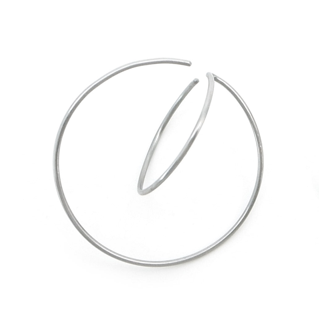 individual Subatomic steel earring
