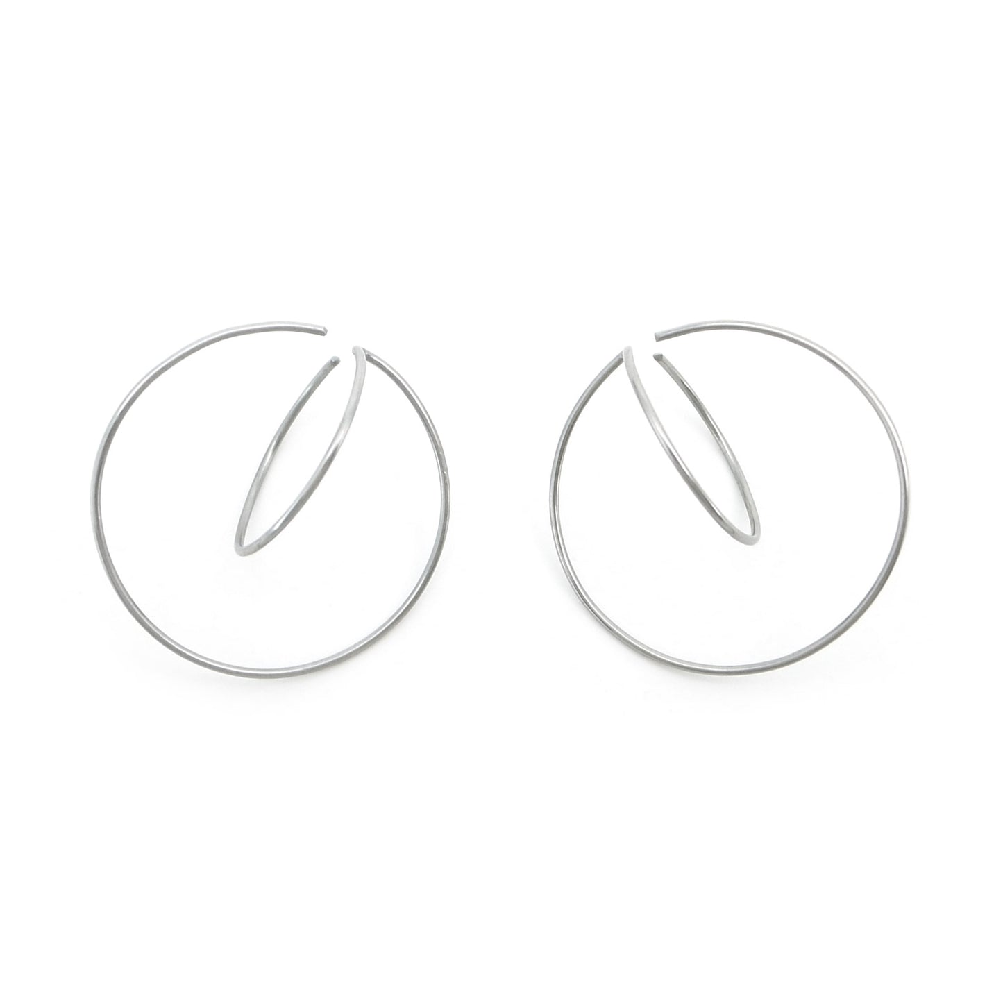 statement hoop earring