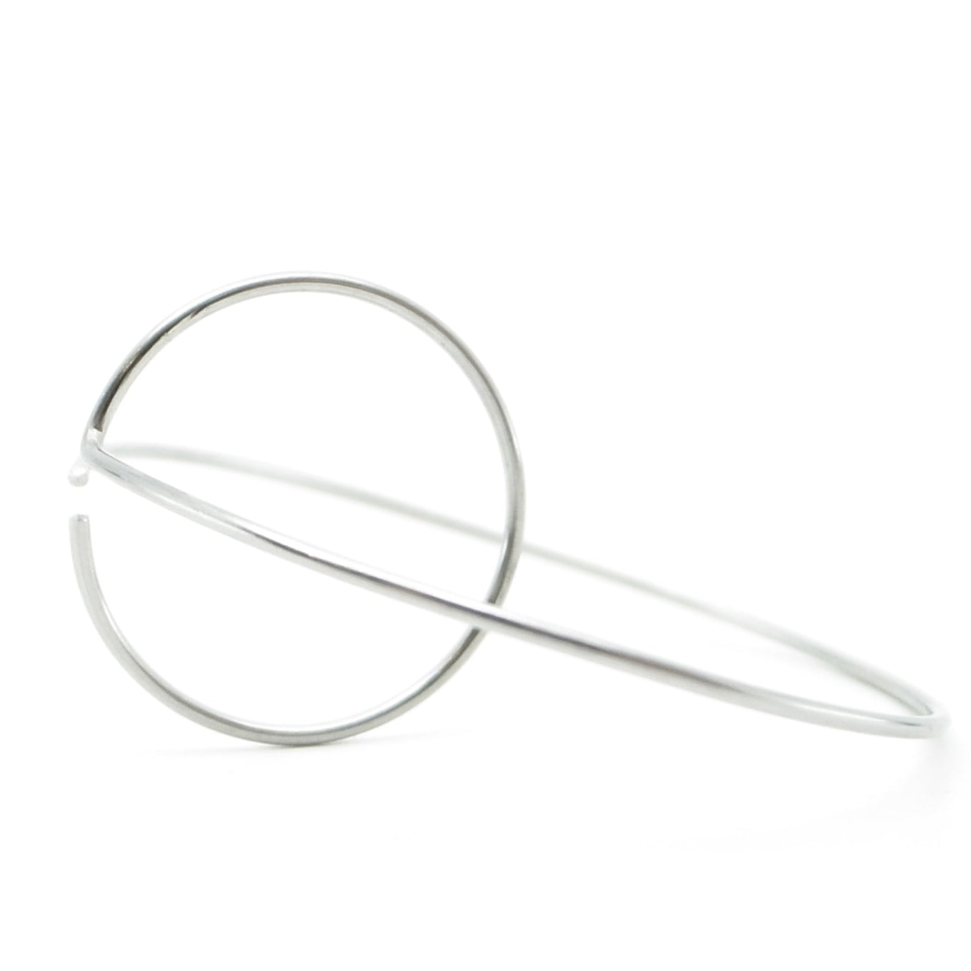statement solo hoop earring