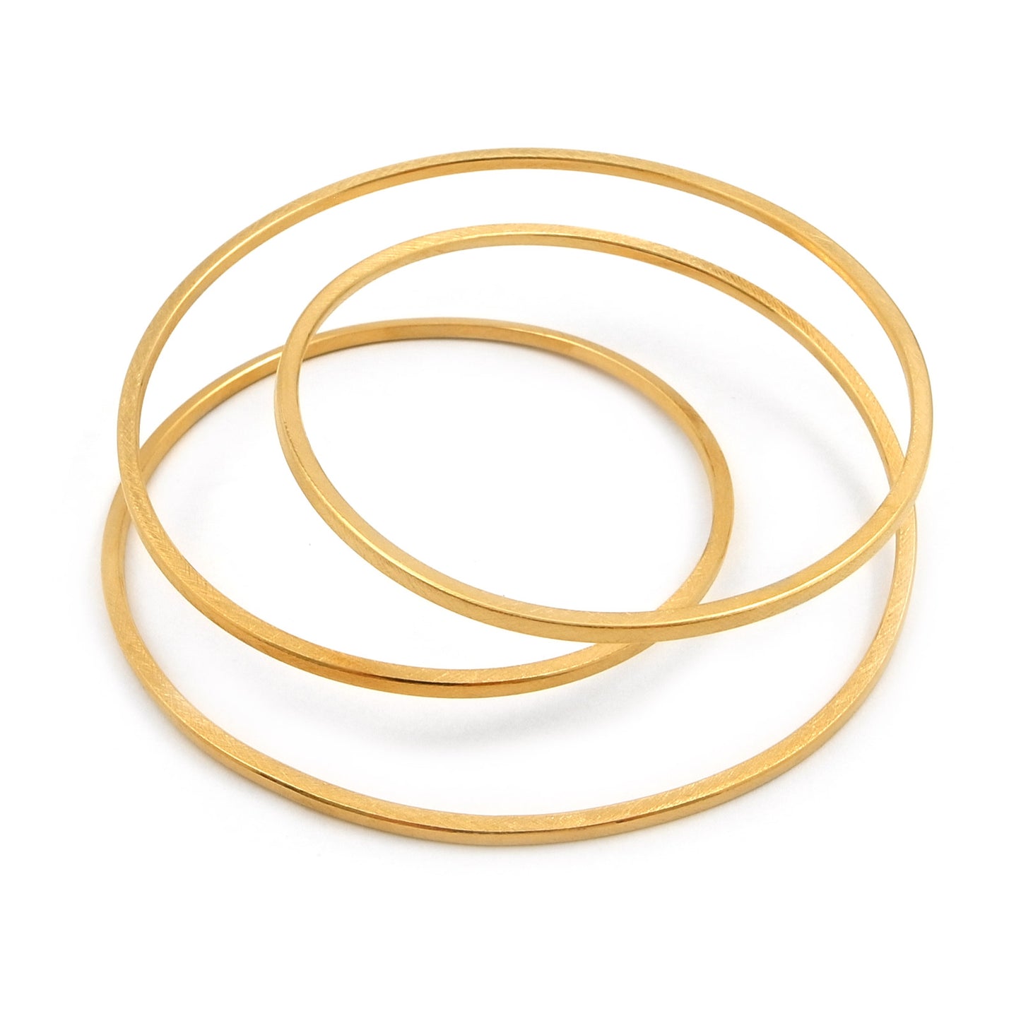 gold statement bangle