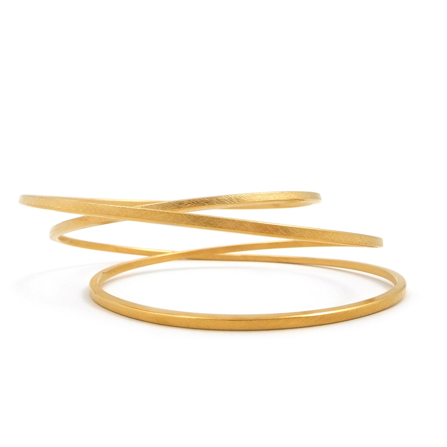 handmade gold bangle
