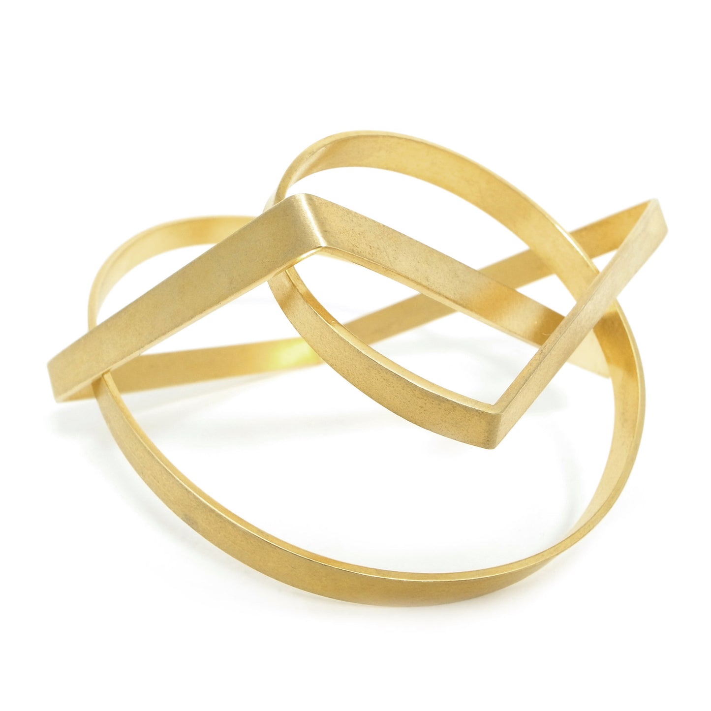 Orbit Architectural Bangle | Gold