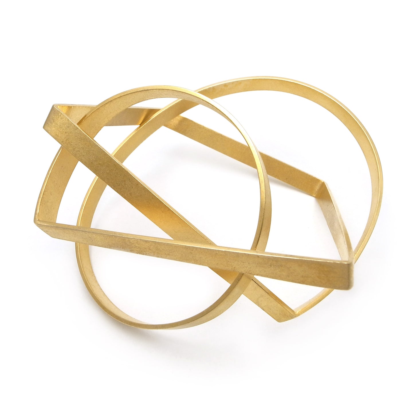 Orbit Architectural Bangle | Gold