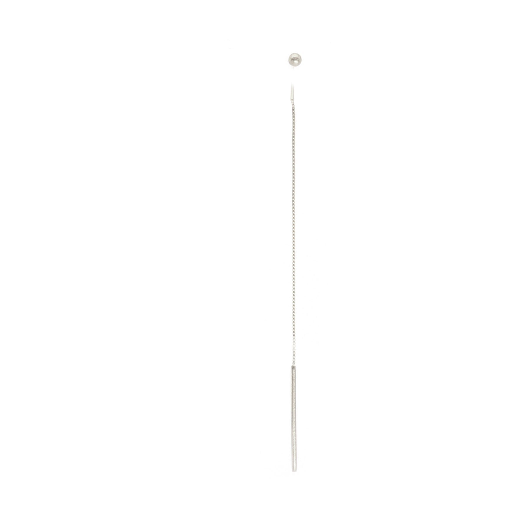 Long thin threader on a white background