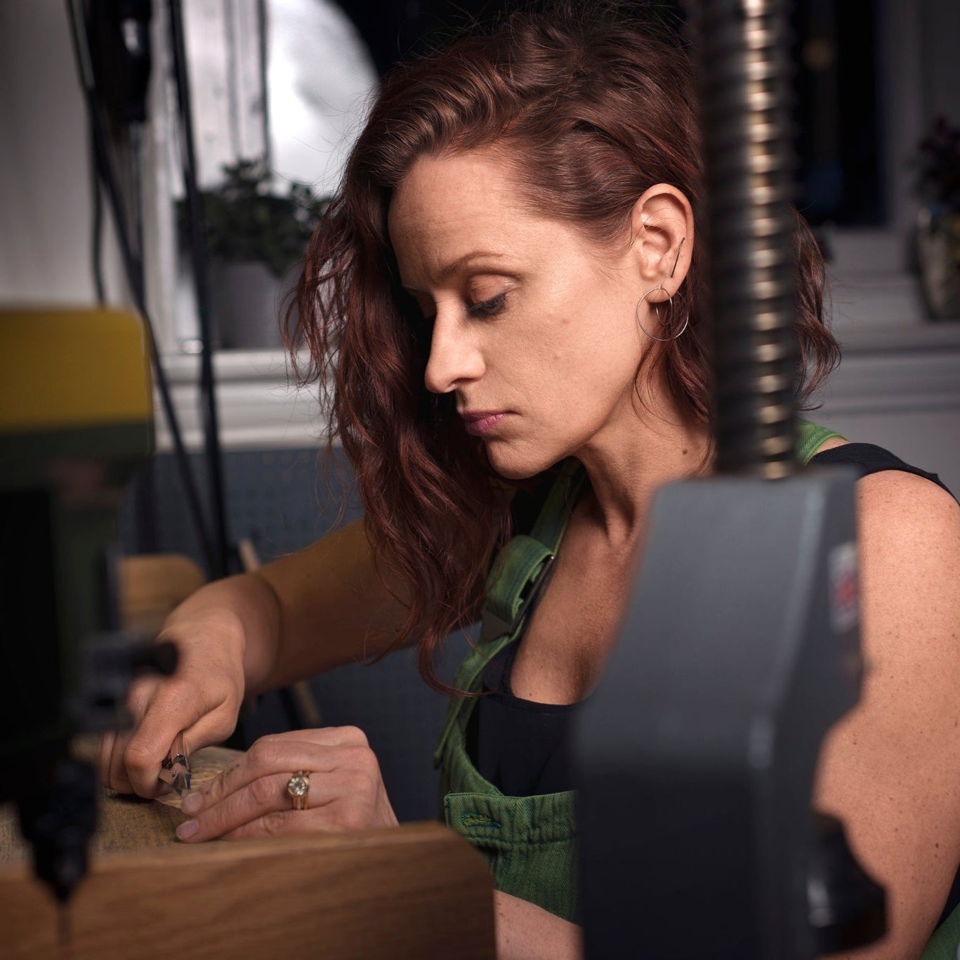 jeweller at bench
