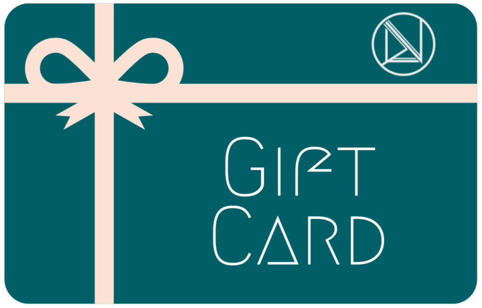 teal rectangle gift card