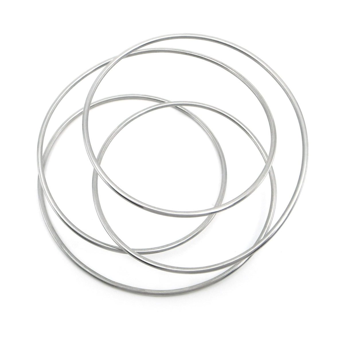 Spiral steel bangle by DeeLyn Design