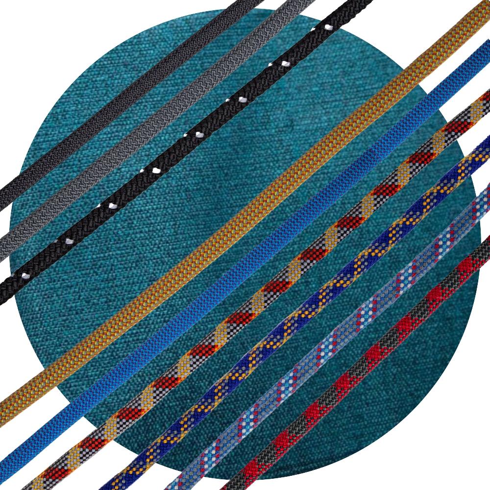 Teal textile swatch with roe overlay